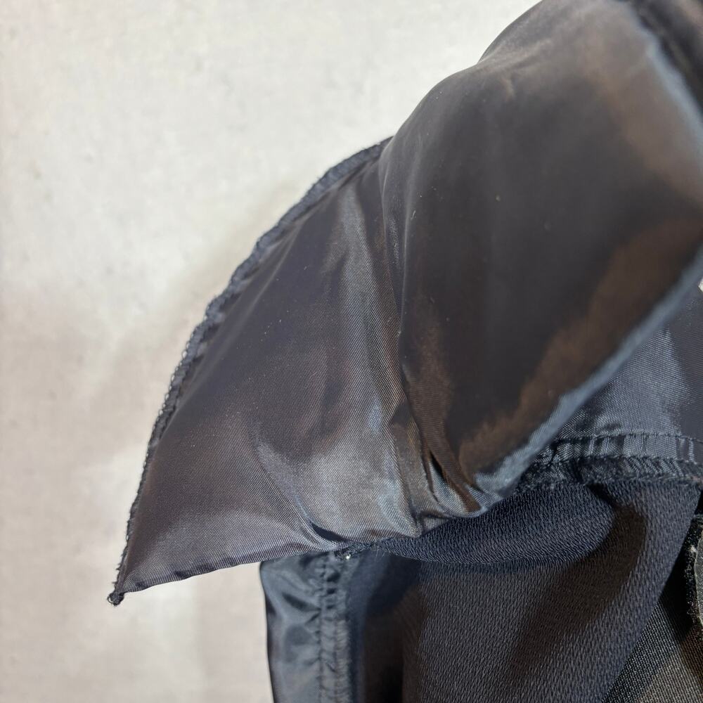 Studio I‎ Navy Satin Shawl Collar Blazer 18W Stretch Elegant Minimalist Layer - Picture 8 of 8